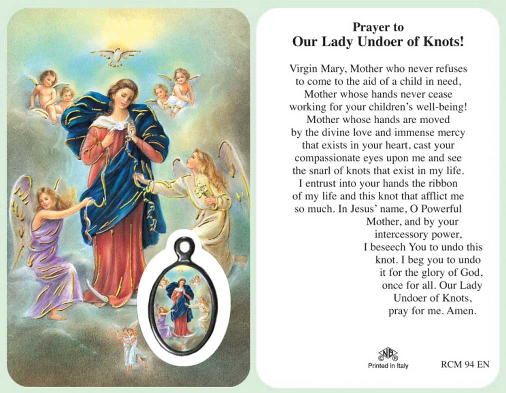 Printable Mary Undoer Of Knots Prayer